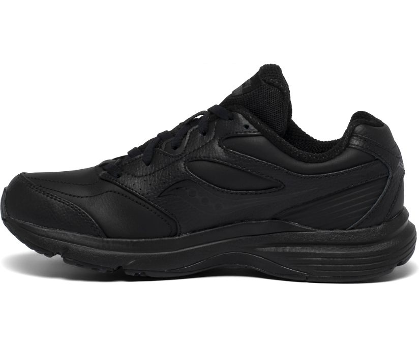 Women's Saucony Integrity Walker 3 Extra Wide Walking Shoes Black | Singapore 245AHKP